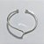 BRACELETE FOLHEADO A PRATA COM 50 MILÉSIMOS + VERNIZ DIAMOND - BRACELETE TORCIDO - PRA1260 - Imagem 2