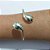 BRACELETE FOLHEADO A PRATA COM 50 MILÉSIMOS + VERNIZ DIAMOND - BRACELETE GOTAS - PRA1262 - Imagem 1