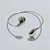 BRACELETE FOLHEADO A PRATA COM 50 MILÉSIMOS + VERNIZ DIAMOND - BRACELETE GOTAS - PRA1262 - Imagem 2