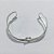 BRACELETE FOLHEADO A PRATA COM 50 MILÉSIMOS + VERNIZ DIAMOND - BRACELETE NÓ - PRA1263 - Imagem 2