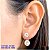BRINCO NO BRUTO PRONTO PARA O BANHO)BRINCO COM DUAS PEDRA DE ZIRCONIA 8MM / 10MM (PESO 2.4GR ) BRU28007 - Imagem 3
