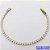 PULSEIRA NO BRUTO PRONTO PARA O BANHO(CX194)- PULSEIRA RIVIERA DE 16CM (LARGURA 6MM)- PESO TOTAL 3.4GR - BRU28009 - Imagem 1