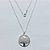 CONJUNTO FOLHEADO A PRATA COM 50 MILÉSIMOS + VERNIZ DIAMOND - CONJUNTO ARVORE DA VIDA COM PULSEIRA 17CM E GARGANTILHA 45CM - PRA1272 - Imagem 1