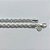 CONJUNTO FOLHEADO A PRATA COM 50 MILÉSIMOS + VERNIZ DIAMOND - CONJUNTO CORDÃO BAIANO 4MM COM PULSEIRA 17CM E CORRENTE 48CM - PRA1273 - Imagem 2