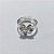ANEL FOLHEADO A PRATA COM 50 MILÉSIMOS + VERNIZ DIAMOND - ANEL AJUSTÁVEL FLOR COM ZIRCÔNIAS COLORIDAS 12MM - PRA1281 - Imagem 2