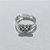 ANEL FOLHEADO A PRATA COM 50 MILÉSIMOS + VERNIZ DIAMOND - ANEL AJUSTÁVEL CORAÇÃO COM ZIRCÔNIAS COLORIDAS 13MM - PRA1283 - Imagem 2