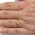 ANEL NO BRUTO PRONTO PARA O BANHO - (3.3273) (CX.111) ANEL AJUSTÁVEL CORAÇÃO VAZADO - PESO 0,6GR - BRU31006 - Imagem 1