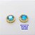 BRINCO NO BRUTO PRONTO PARA O BANHO (POTE )BRINCO DE PINO PINGENTE ALTA FUSÃO - TAMANHO 15MM CRAVEJADO COM ZIRCONIA 10X10MM(GS001)/ PESO 5.9GR - BRU28442 - Imagem 1