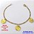 PULSEIRA NO BRUTO PRONTO PARA O BANHO (CX .120) - PULSEIRA SIMPLES E DELICADA - TAMANHO 18CM - PESO 2.7GR -E FECHO LAGOSTA BRU28449 - Imagem 2