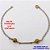 PULSEIRA NO BRUTO PRONTO PARA O BANHO (CX.120) - PULSEIRA SIMPLES E DELICADA - TAMANHO 18CM - PESO 1.4GR - BRU28451 - Imagem 2