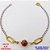 PULSEIRA NO BRUTO PRONTO PARA O BANHO (CX 104)PULSEIRA SIMPLES E DELICADA/ PESO 1,7GR - BRU28460 - Imagem 2