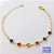 PULSEIRA NO BRUTO PRONTO PARA O BANHO(AV)(CX195 ) PULSEIRA LUXO TODA EM CORAÇÃO -TAMANHO 17CM+EXTENSOR COM FECHO LAGOSTA- PESO 2.1GR - BRU29059 - Imagem 1