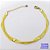 PULSEIRA NO BRUTO PRONTO PARA O BANHO(AV)(CX195 ) PULSEIRA FITA -TAMANHO 17CM+EXTENSOR COM FECHO LAGOSTA- PESO 3.2GR - BRU29064 - Imagem 2