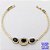 PULSEIRA NO BRUTO PRONTO PARA O BANHO(CX181)- PULSEIRA RIVIERA DE 17CM - PESO TOTAL 5.9GR - BRU29117 - Imagem 1