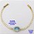 PULSEIRA NO BRUTO PRONTO PARA O BANHO(CX181)- PULSEIRA RIVIERA DE 18CM(CONECTOR CRAVEJADO 12X10MM - PESO TOTAL 5.3GR - BRU29138 - Imagem 1