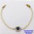 PULSEIRA NO BRUTO PRONTO PARA O BANHO(CX118)- PULSEIRA RIVIERA DE 18CM(CONECTOR CRAVEJADO 12MM - PESO TOTAL 4.3GR - BRU29165 - Imagem 2
