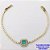 PULSEIRA NO BRUTO PRONTO PARA O BANHO(CX118)- PULSEIRA RIVIERA DE 18CM(CONECTOR CRAVEJADO 12MM - PESO TOTAL 4.3GR - BRU29168 - Imagem 1