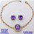 CONJUNTO NO BRUTO PRONTO PARA O BANHO(POTE) PULSEIRA 1X1 ELLO BATIDO LARGURA 0,3MM E BRINCO 10X10MM/ CONECTOR COM BASE EM ALTA FUSÃO( "ZIRCONIA GS001 ")" 10X10MM" / PESO 7.9GR - BRU29202 - Imagem 1
