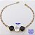 PULSEIRA NO BRUTO PRONTO PARA O BANHO(CX49)- COM CORRENTE 1X1 ELO BATIDO (LARGURA 3MM) DE 18CM+EXTENSOR CONECTOR ALTA FUSÃO (ZIRCONIA 10X10MM ) PESO TOTAL 6.8GR - BRU29227 - Imagem 2