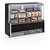Balcao Vitrine Neutra MPNA-140R PR  Linha Aurora Gelopar Vidro Reto - Imagem 1