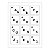 Stencil Conjunto Alfabeto 3 peças-15x20 cm - Imagem 1