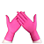 Luva Látex Com Pó Rosa 100 Unidades UniGloves - Imagem 2