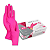 Luva Látex Com Pó Rosa 100 Unidades UniGloves - Imagem 3