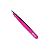 Pinça Ponta Reta Ricca 935 Collors Rosa Ref. R23 - Imagem 1