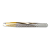 Pinça Ponta Reta Enox Silver Gold 1700 Ref. R36 - Imagem 2