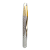 Pinça Ponta Reta Enox Silver Gold 1700 Ref. R36 - Imagem 3