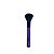 Pincel Para Pó Facial Roxo Ricca 825 - Imagem 1