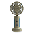 Mini Ventilador Portátil Coelho Azul - Imagem 2