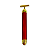 Massageador Energy Beauty Bar Vermelho - Imagem 1