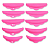Protetor de Pálpebra Pad Silicone 5 Pares Rosa - Imagem 1