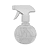 Borrifador Plástico Bola Transparente 280ml - Imagem 1