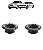 Par kit amortecedor dianteiro batente coifa com coxim BMW X1 - Imagem 3