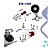 Kit completo 04 coxim motor cambio New Civic 2007 a 2011 manual - Imagem 3