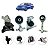Kit completo 04 coxim motor cambio New Civic 2007 a 2011 manual - Imagem 1