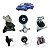 Kit coxim calço motor câmbio Honda New Civic 2007 a 2011 manual - Imagem 1