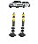 Kit amortecedor completo dianteiro e traseiro com batente e coxim BMW X1 - Imagem 3