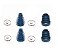 Kit 4 coifas homocinética lado roda e lado câmbio Peugeot 206 1999 a 2010 motor 1.6v - Imagem 2