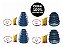 Kit 4 coifas homocinética lado roda e lado câmbio Peugeot 206 1999 a 2010 motor 1.6v - Imagem 3