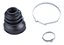 Kit 4 coifas homocinética lado roda e lado câmbio Peugeot 206 1999 a 2010 motor 1.6v - Imagem 5