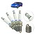 Jogo 4 velas iridium ignicao GM Omega Captiva Ford Fusion 2.3 - Imagem 1