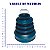 Par 2 kit coifa homocinética lado câmbio Peugeot 206 307 motor 1.6v - Imagem 2