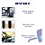 Kit Batente Coifa Traseiro Gol G3 a G7 Voyage 2009/16 Parati - Imagem 5