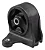 Coxim calço Traseiro do Motor Honda Civic 1.7 2001 a 2006 - Imagem 2