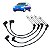 Kit Cabo de Vela Gauss Ignicao Chevrolet Astra Zafira Vectra - Imagem 1