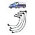 Jogo Cabos de Velas Ignicao Honda Civic G6 Gauss Resistivo - Imagem 1