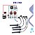 Kit Cabo de Velas Ignicao Gauss Fiat Palio Weekend Idea 2015 - Imagem 3